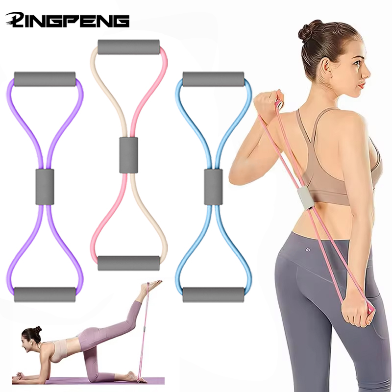 Pilates Yoga Reformer - Bande élastique de gymnastique à domicile,