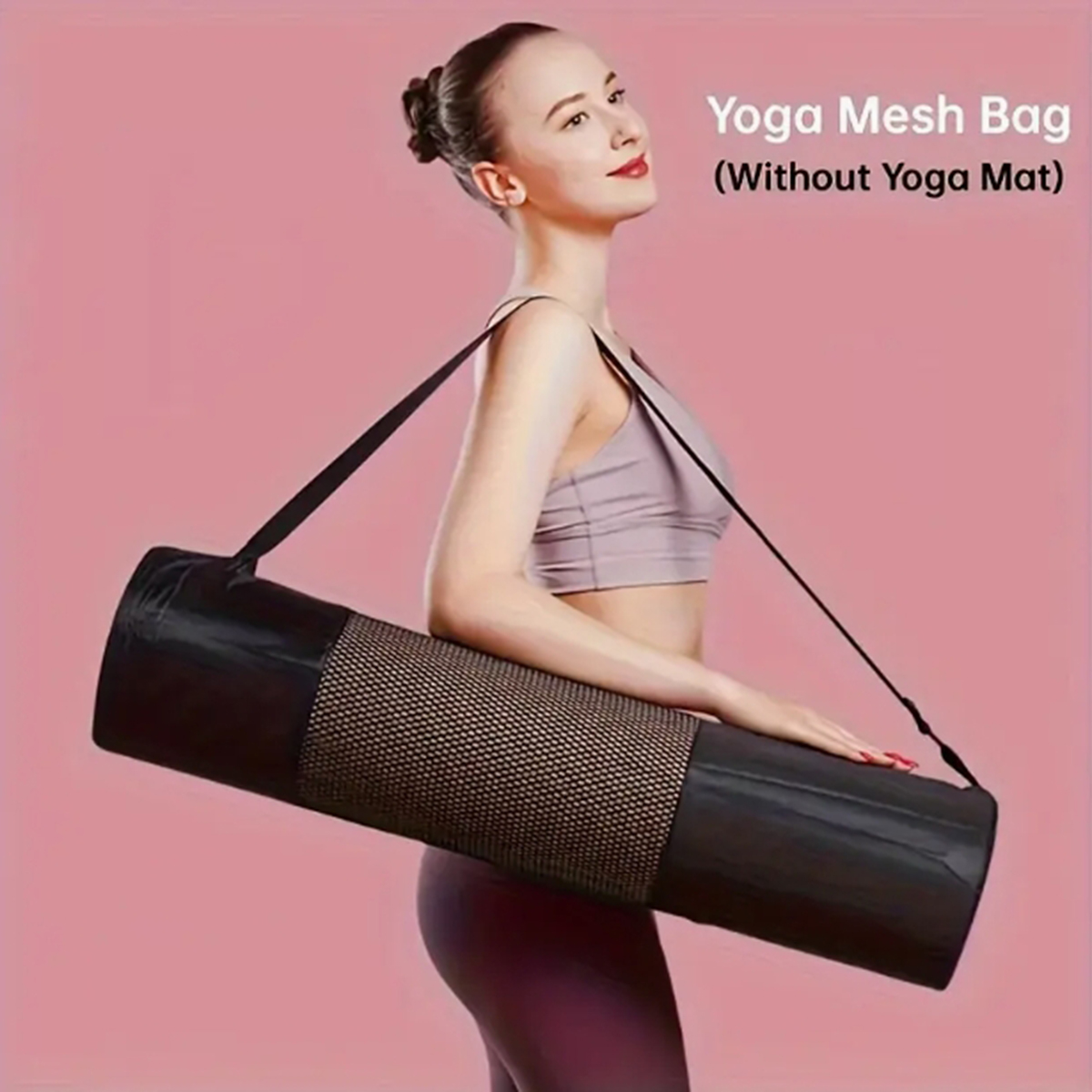 Mat Pilates Yoga - Sac de rangement en maille respirante