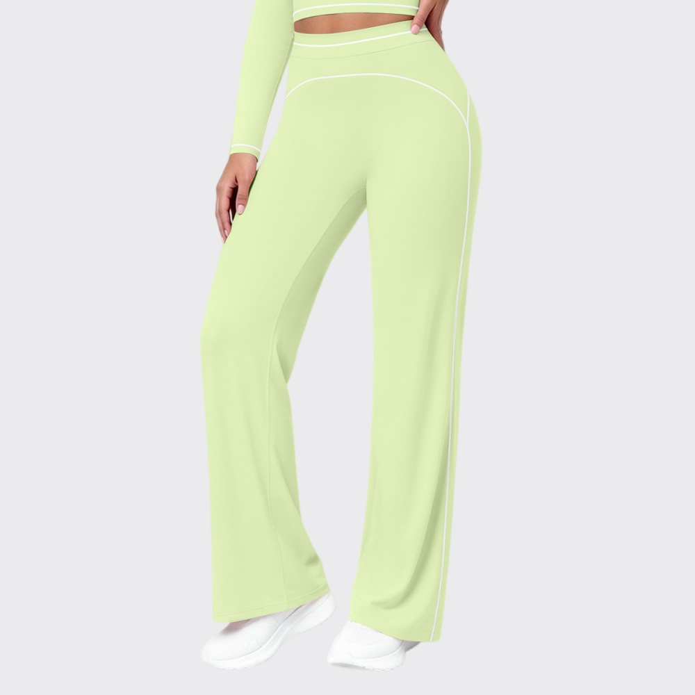 Pilates Yoga &A - Nouveau pantalon évasé taille haute pour