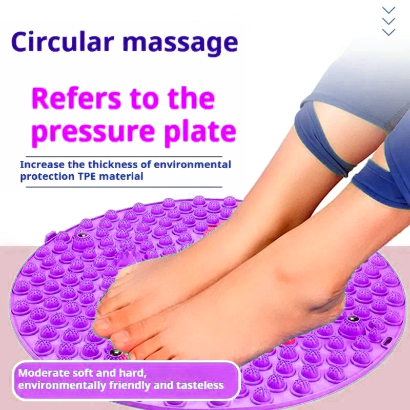 Mat Pilates Yoga - Polymères d'acupression pour massage des pieds,