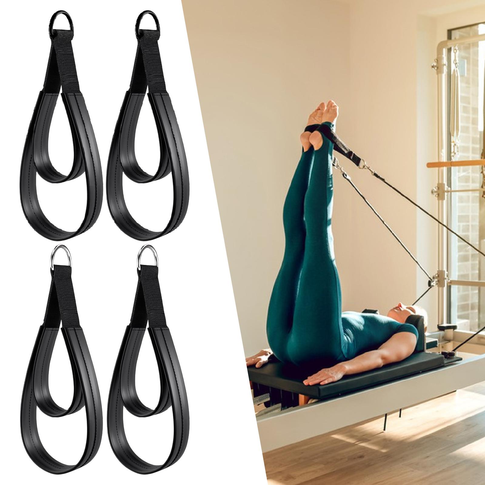 2 anneaux en D, poignée multif - Pilates Yoga Ring Exercises avis et prix