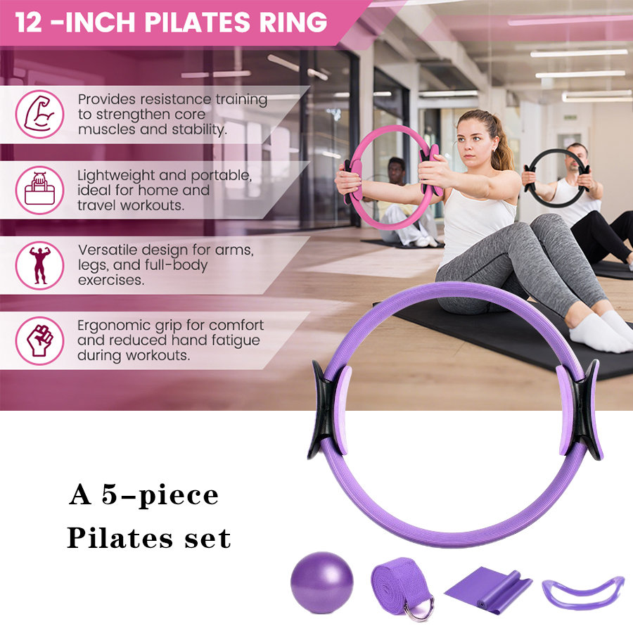 LOGO personnalisé 5 pièces mai - Pilates Yoga Ring Exercises avis et prix