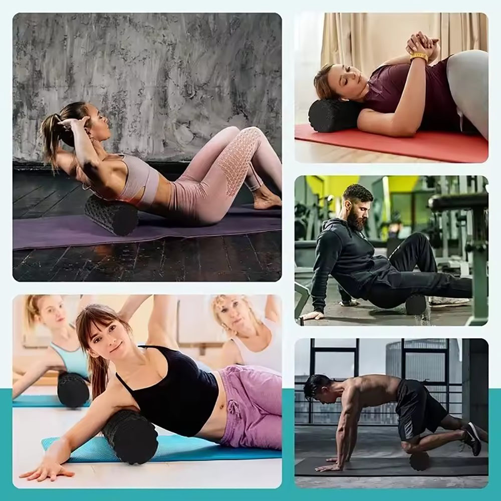 Rouleau en mousse de 33 cm pou - Pilates Yoga Roller avis et prix
