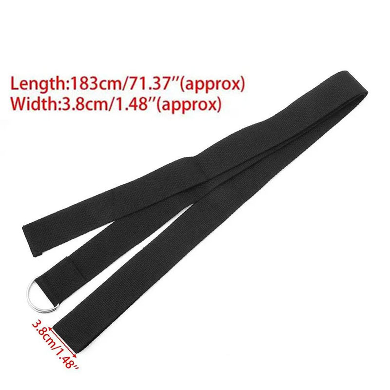 183*3.8cm sangle de Yoga coton - Pilates Yoga Ring Exercises avis et prix