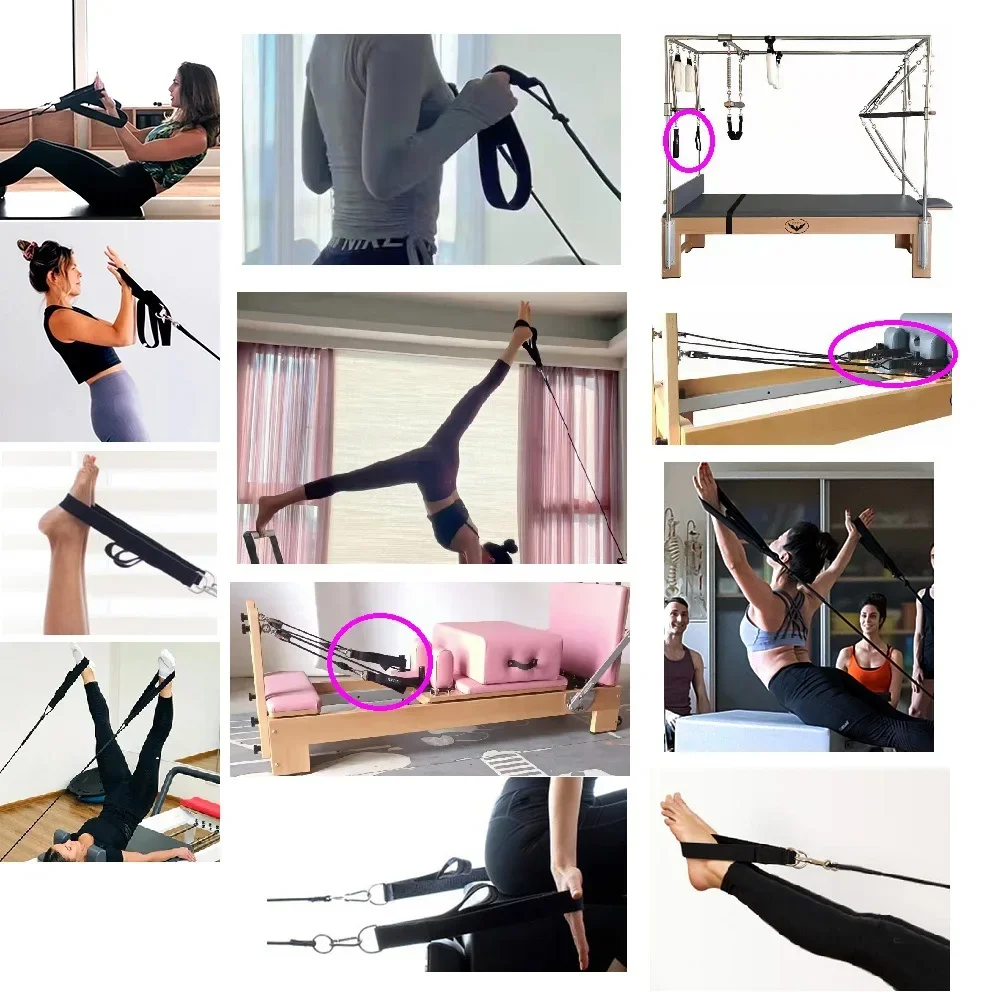 1 pièce : Sangle de résistance - Pilates Yoga Ring Exercises avis et prix