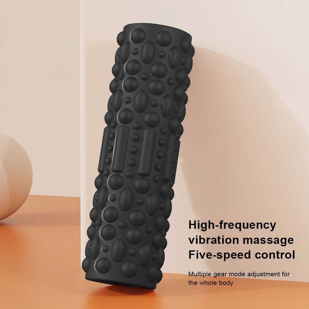 Rouleau de massage vibrant éle - Pilates Yoga Roller avis et prix